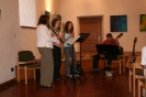 Musik bei der Vernissage Alte Kelter Moensheim